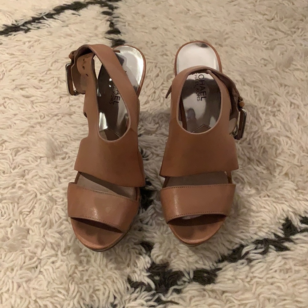 Michael Kors Nude Heels - 4” heel with 1” platform
